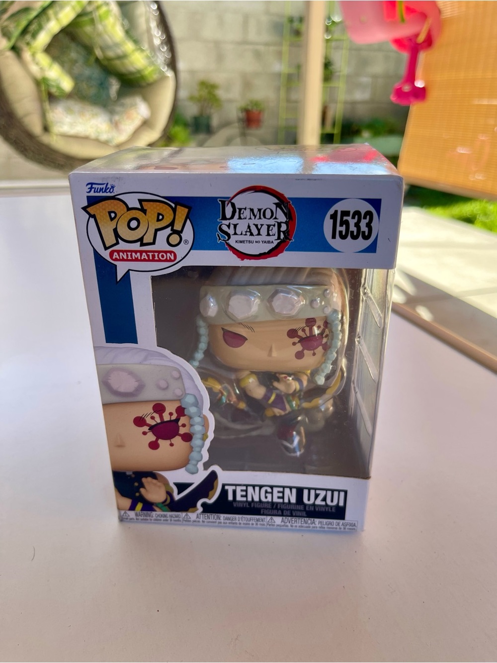 Funko Pop! Tengen Uzui - White, Gold & Blue Accents